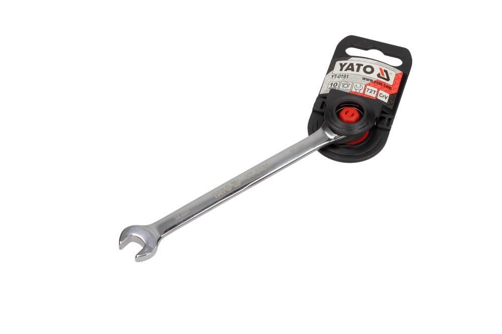 YT0191 Yato Combination wrench with ratchet 10 mm