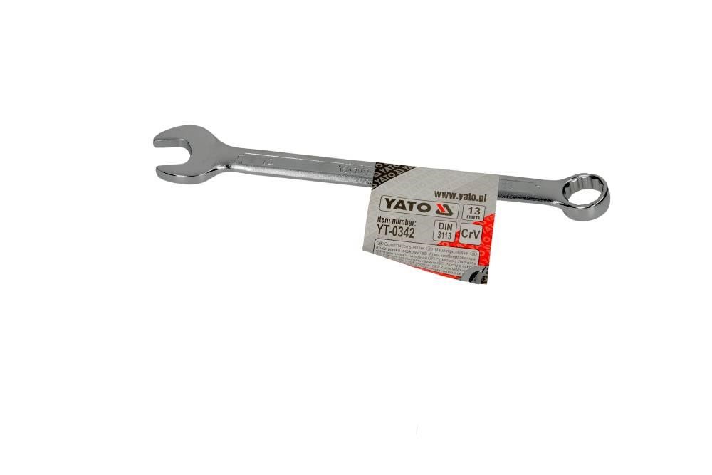 YT0342 Yato Combination spanner, polished head 13 mm