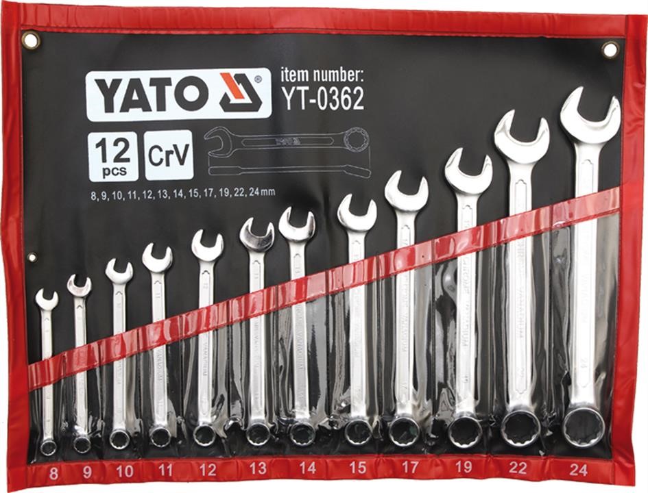 YT0362 Yato Set of combined wrenches