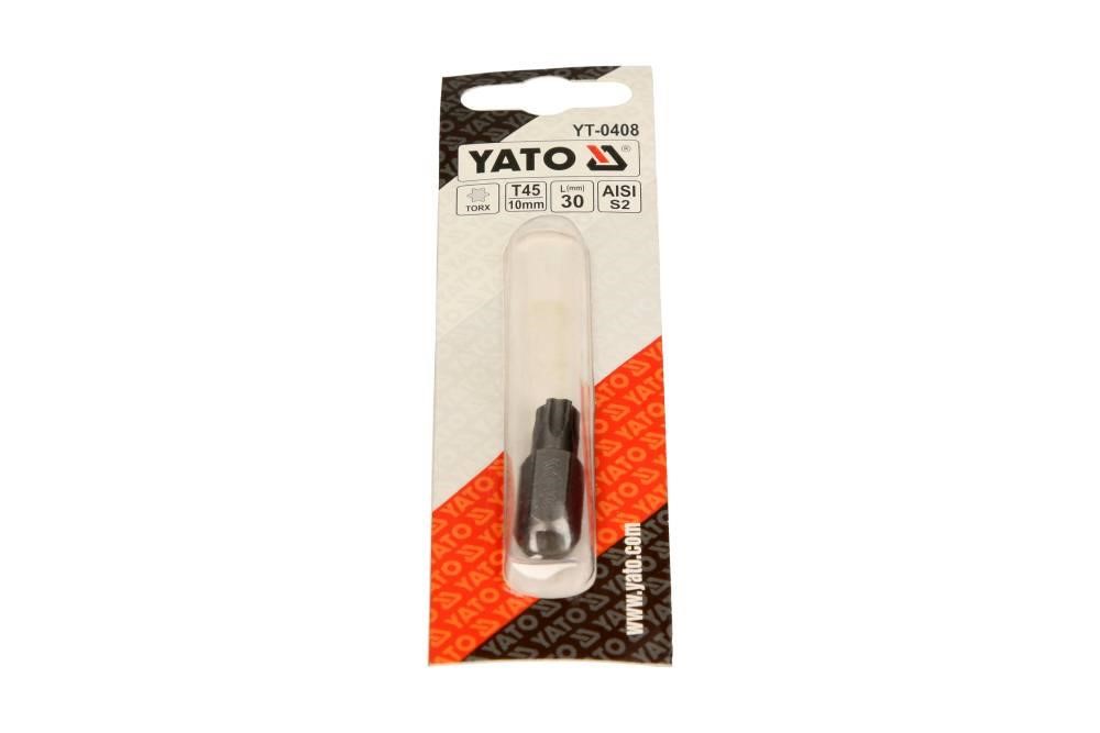 YT0408 Yato 1/4 TORX T45 bit, length 30mm, hex 10mm