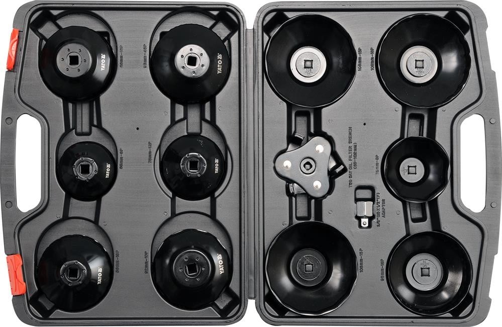 YT0594 Yato Cup type oil filter wrench set 13 pcs