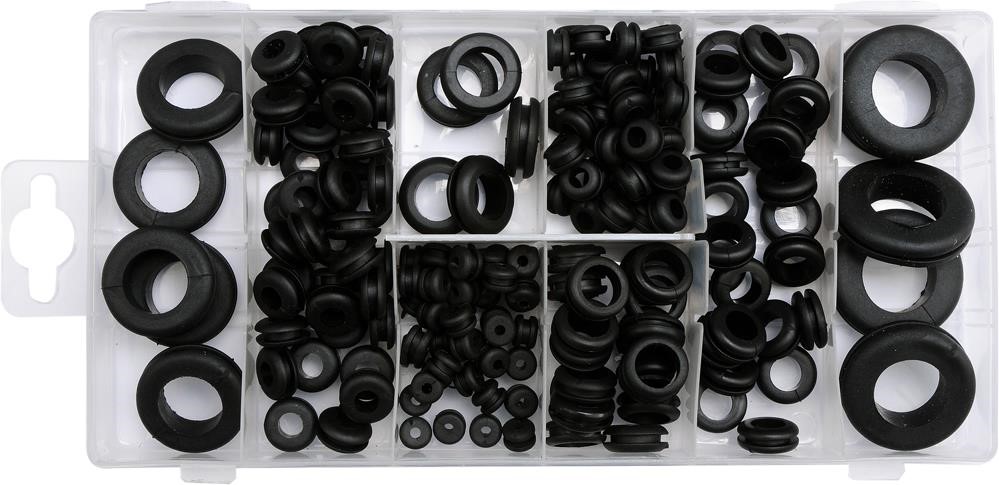 YT06878 Yato Rubber ring grommets 180pcs set, mix of sizes