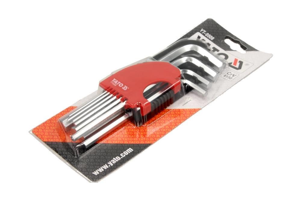 YT0508 Yato Hex key set 2-12 mm, 10 pcs
