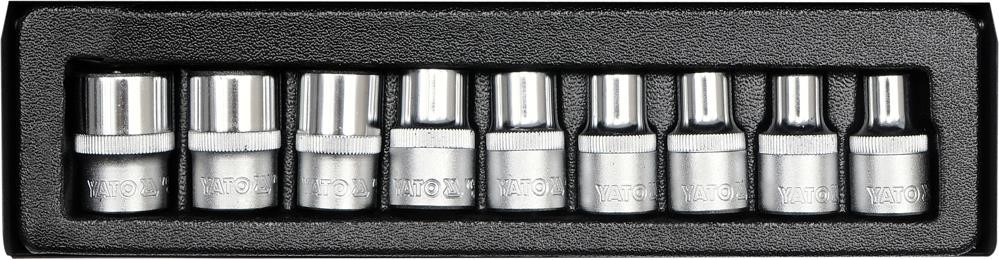 YT0521 Yato Torx socket set, large e10-e24, 9 pcs