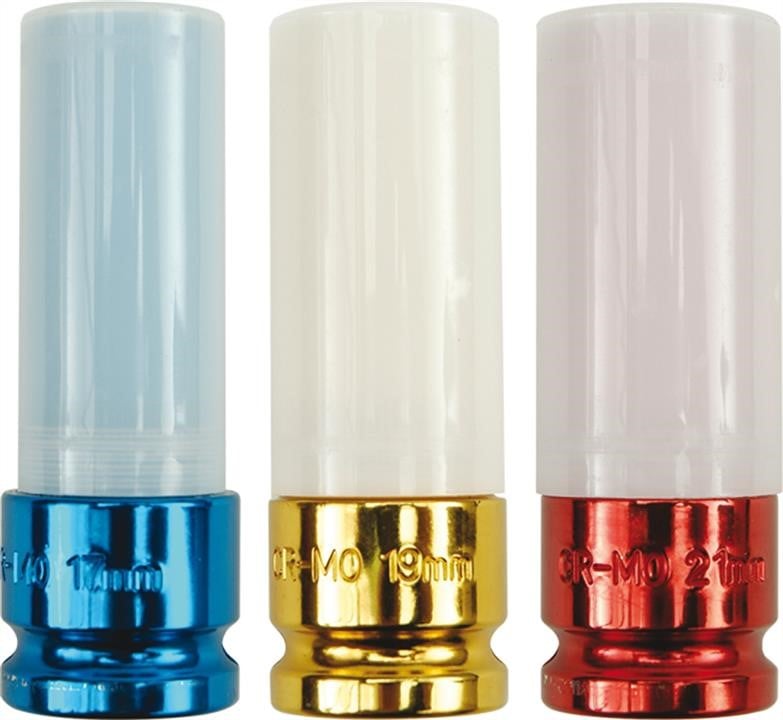 YT1056 Yato Set of end heads Yato 1/2", 17;19;21 mm