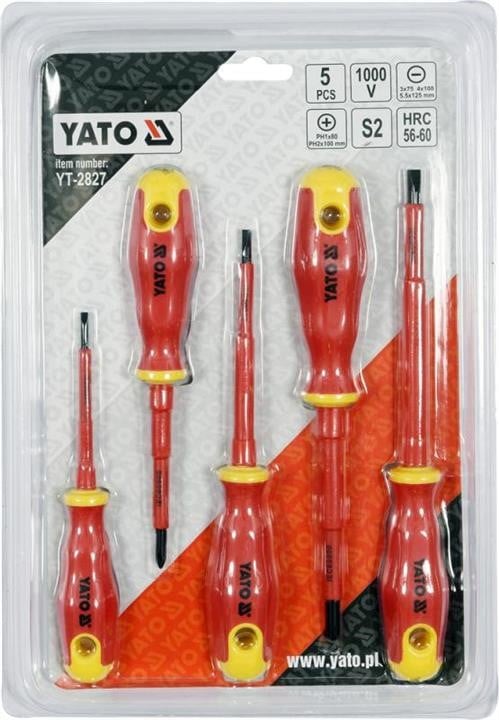 YT2827 Yato Dielectric screwdriver set