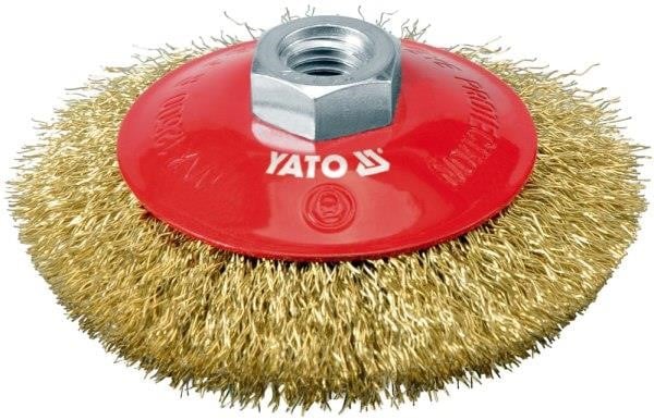 YT4761 Yato Circular brush, crimped brass wire