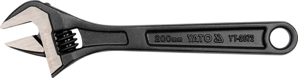 YT2072 Yato Adjustable wrench 200 mm