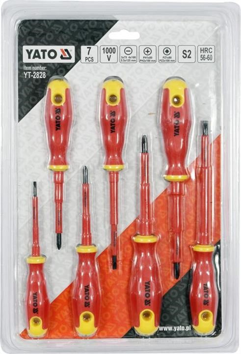 YT2828 Yato A set of screwdrivers 7 items