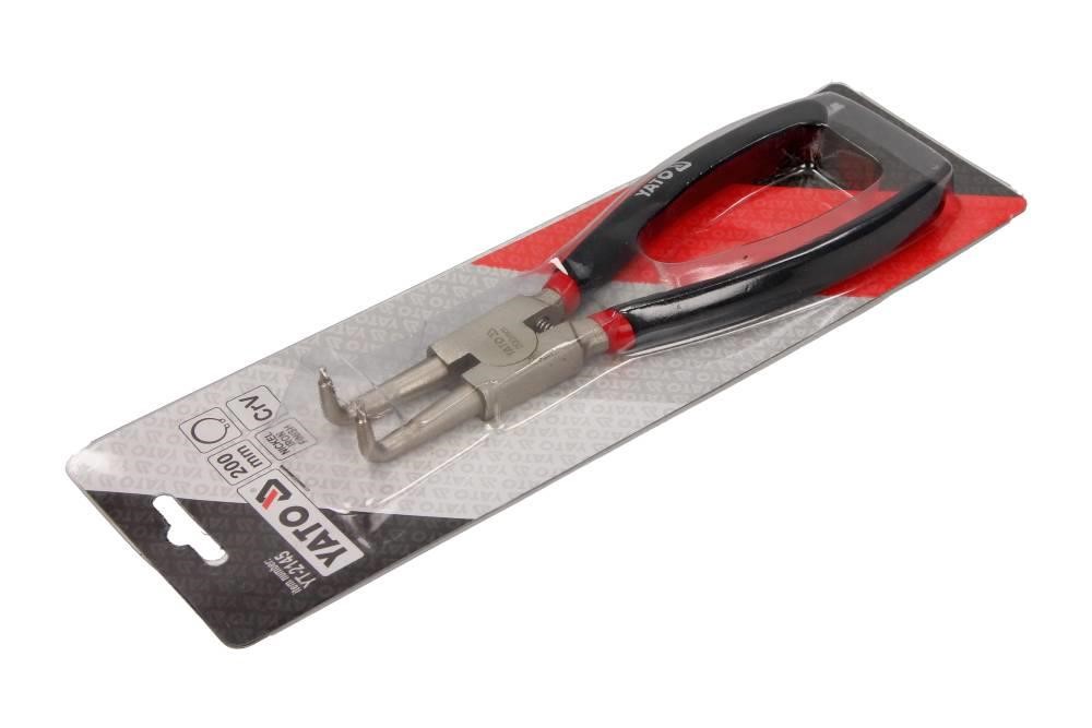 YT2145 Yato Circlip pliers, external bent 200 mm
