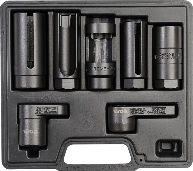 YT1751 Yato Oxygen sensor and fuel injectors wrench set 7 pcs