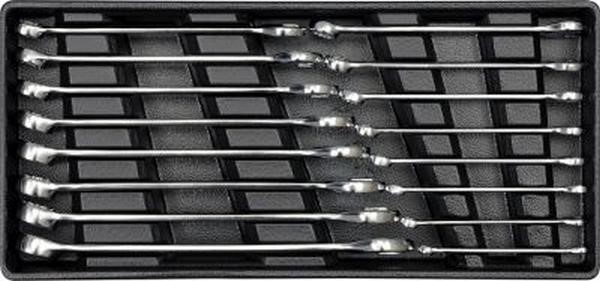 YT5531 Yato Set of combination wrenches 6-21 mm, 16 pcs, for service trolley