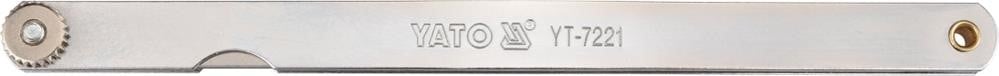 YT7221 Yato Feeler 200 mm, 17 gauges, 0,02-1 mm