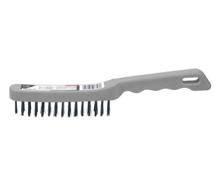 YT6353 Yato Steel wire brush, plastic 3 rows