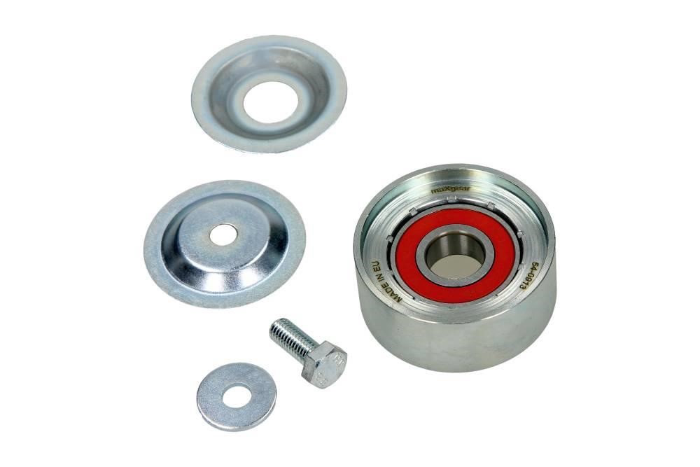 Belt tensioner pulley Dacia Duster: 540913 Maxgear Bypass roller