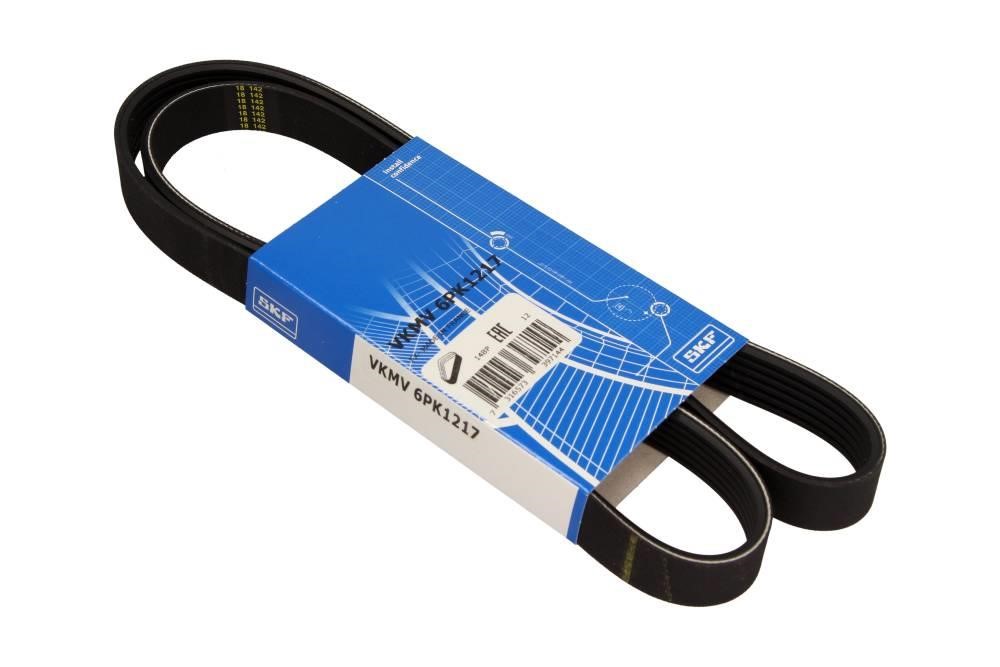 Drive belt Citroen Jumpy: VKMV6PK1217 SKF Poly-V belt 6PK1217