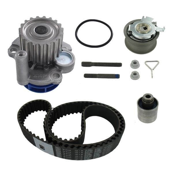 Timing belt set Ford Galaxy: VKMC012501 SKF TIMING BELT KIT WITH WATER PUMP