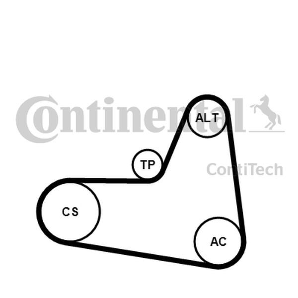 Buy Contitech 6PK1045K2 at a low price in United Arab Emirates!