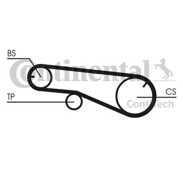 Timing belt Contitech CT991