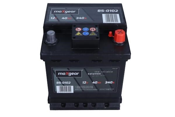 850102 Maxgear Battery Maxgear 12V 40AH 340A(EN) R+