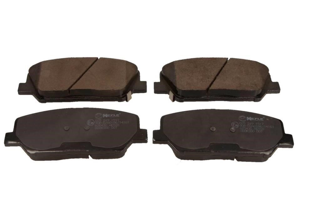 Disc brake pad set Hyundai Genesis: 0252491517 Meyle Brake pad set