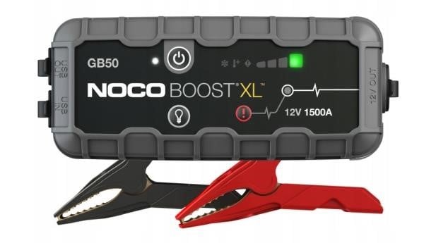 GB50 Noco Starter NOCO BOOST XL GB50 12V 1500A, UltraSafe Lithium, USB Power Bank (7l petrol/4l diesel)