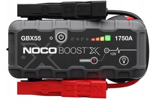 GBX55 Noco Starting device NOCO BOOST X GBX55 12V 1750A, UltraSafe Lithium, USB Power Bank (7.5l petrol/5l diesel)