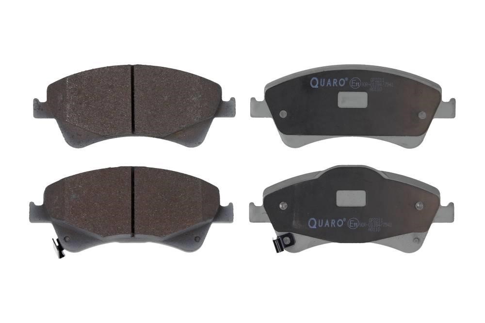 Brake pad kit Toyota Verso: QP2211 Quaro Brake pad set