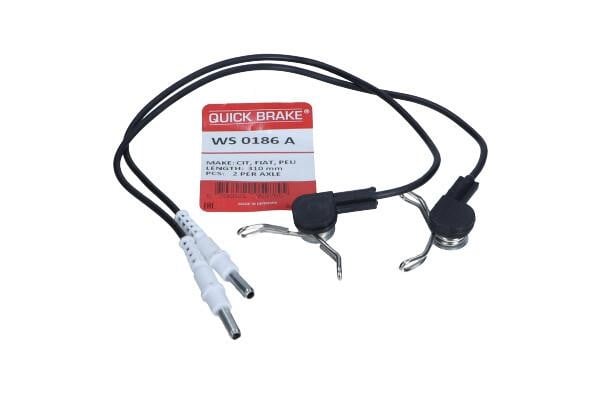 Brake sensor Fiat: WS0186A Quick brake Brake pad wear sensor
