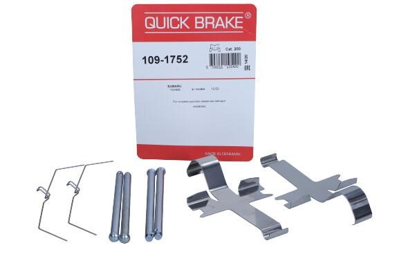 Rear brake pad fitting kit Subaru: 1091752 Quick brake Brake pad fitting kit