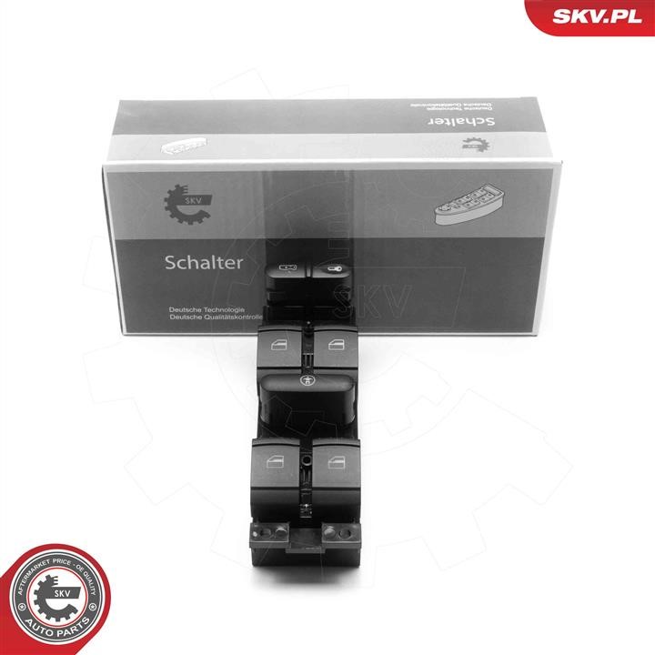 Electric window switch Skoda Fabia: 37SKV183 Esen SKV Power window button