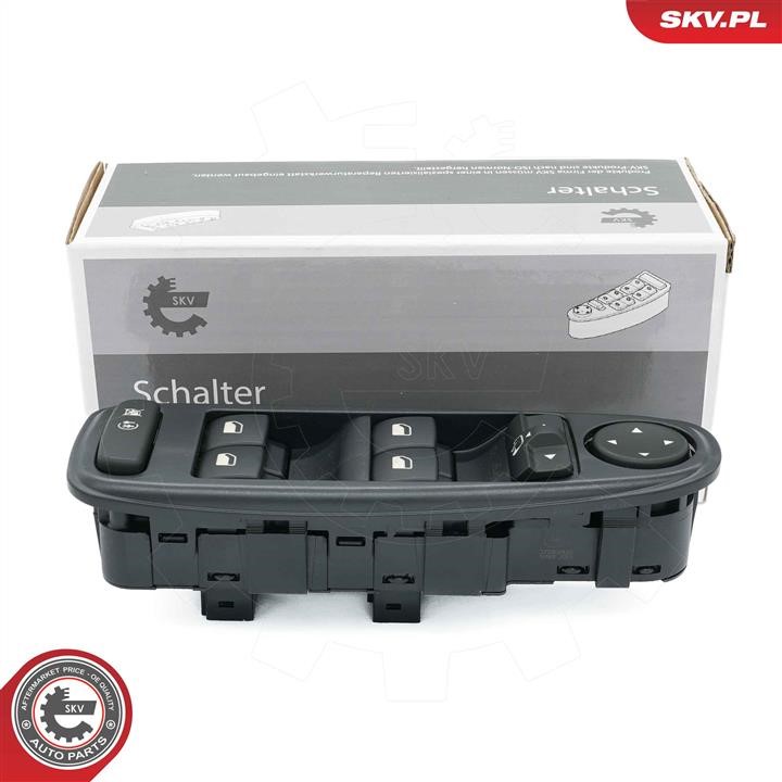 Power window switch Citroen C4: 37SKV433 Esen SKV Power window button