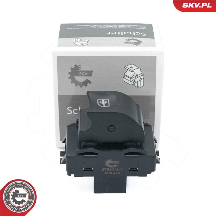 Electric window switch Renault Laguna: 37SKV447 Esen SKV Power window button