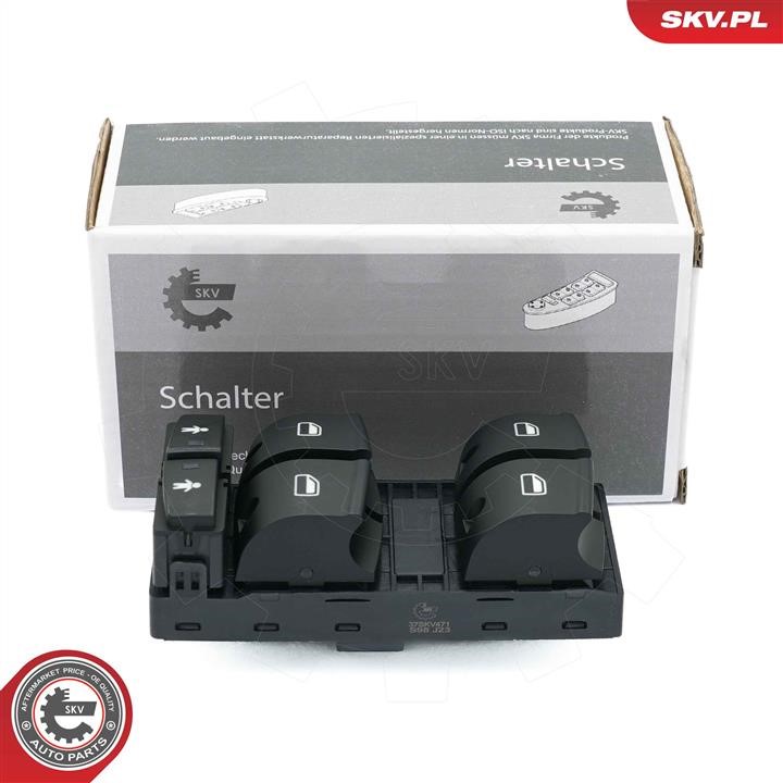 Window control switch Audi Q7: 37SKV471 Esen SKV Power window button