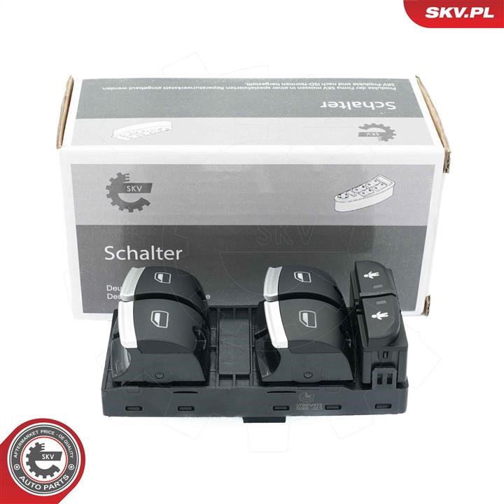 Window control switch Audi Q7: 37SKV472 Esen SKV Power window button