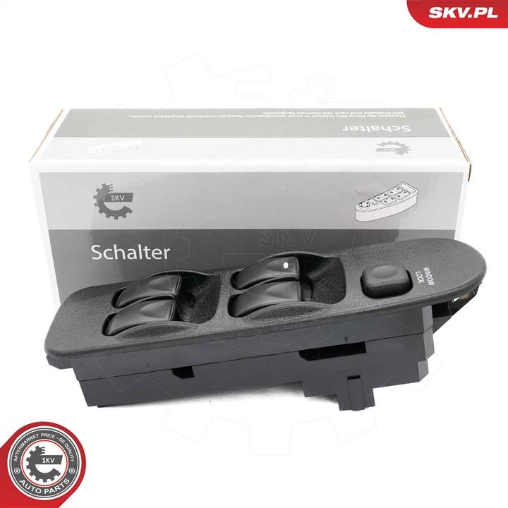 Window control switch Mitsubishi: 37SKV422 Esen SKV Power window button