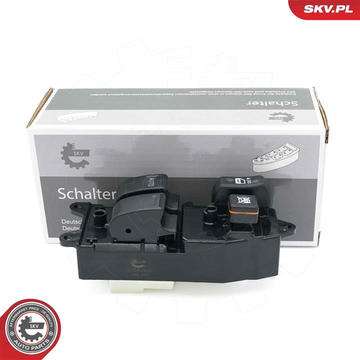 Window control switch Toyota Yaris: 37SKV429 Esen SKV Power window button