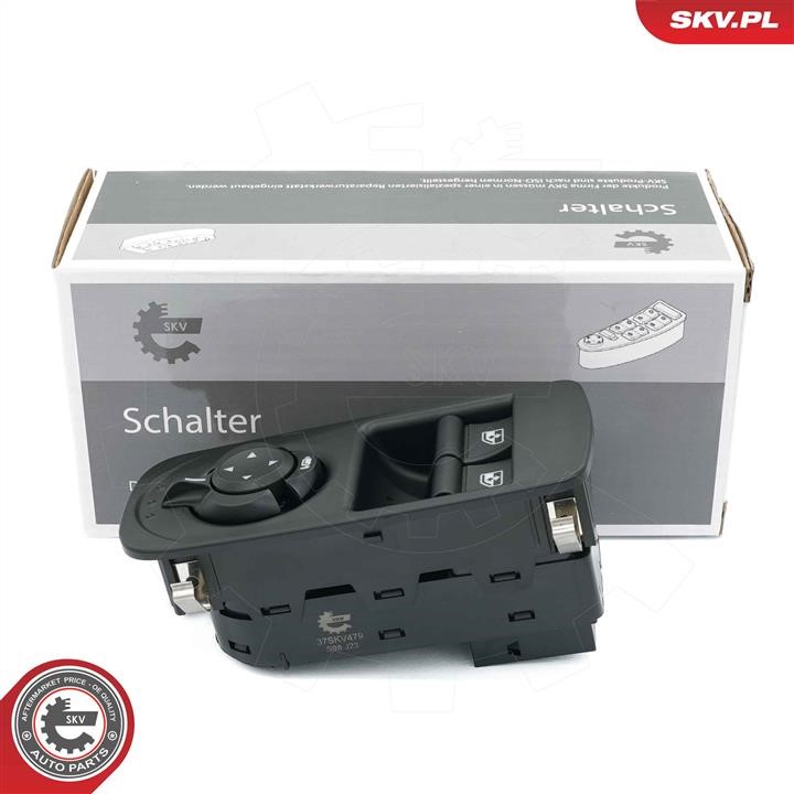 Window control switch Alfa Romeo: 37SKV479 Esen SKV Power window button