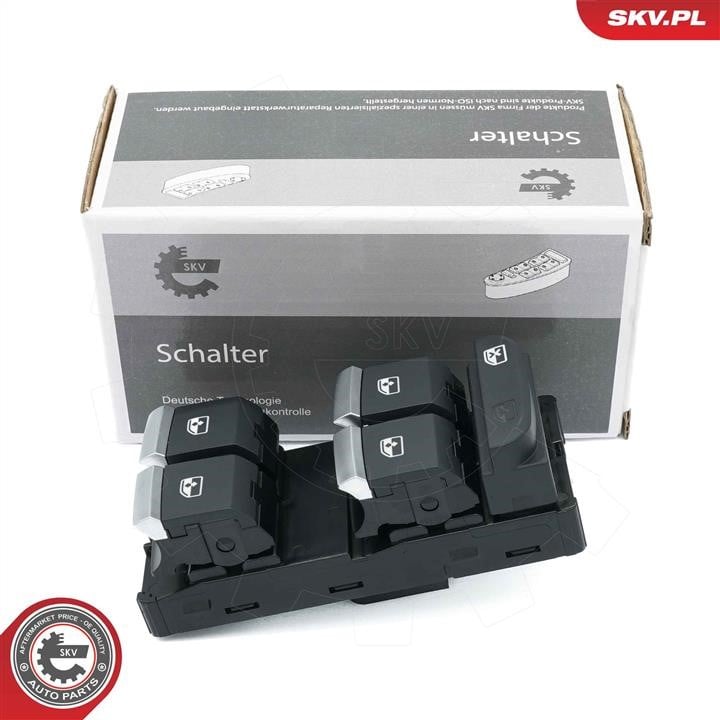 Power window switch Audi A5: 37SKV480 Esen SKV Power window button