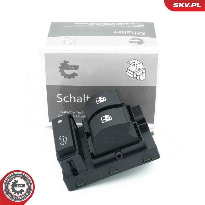 Window control switch Fiat: 37SKV435 Esen SKV Power window button