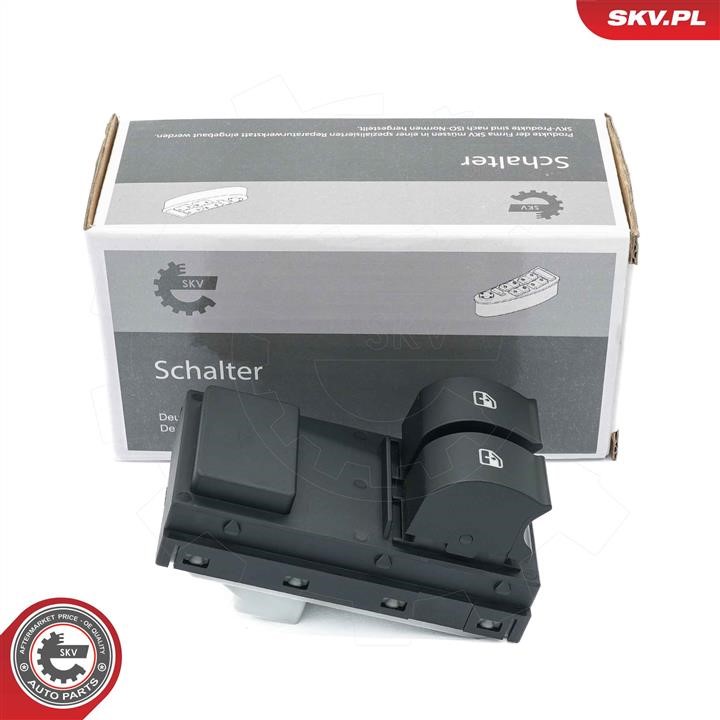 Electric window switch Fiat: 37SKV436 Esen SKV Power window button