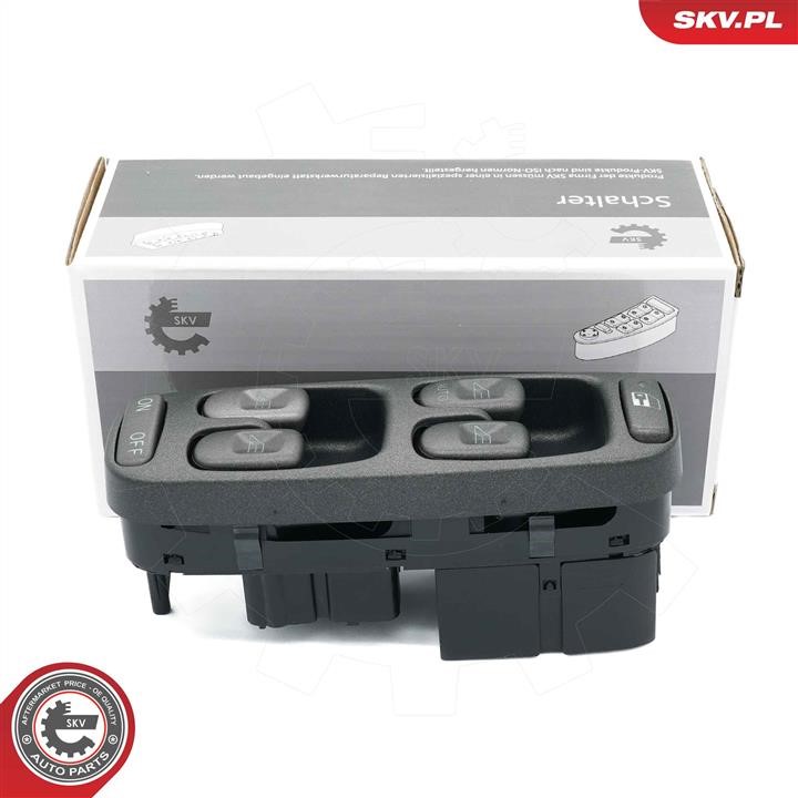 Electric window switch Volvo V70: 37SKV418 Esen SKV Power window button