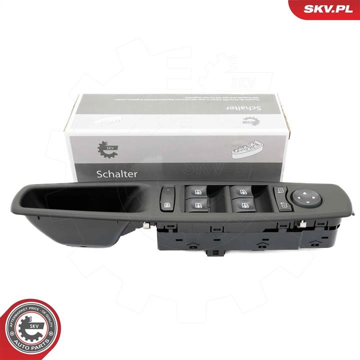 Electric window switch Renault Fluence: 37SKV466 Esen SKV Power window button