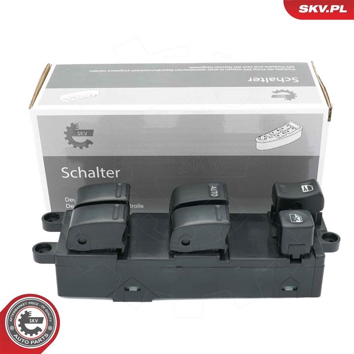 Window control switch Nissan Almera: 37SKV497 Esen SKV Power window button