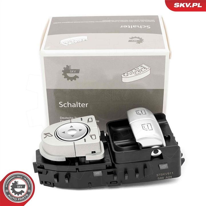 Window control switch Mercedes: 37SKV511 Esen SKV Power window button