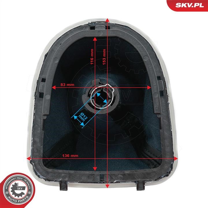 Gear knob Esen SKV 63SKV469