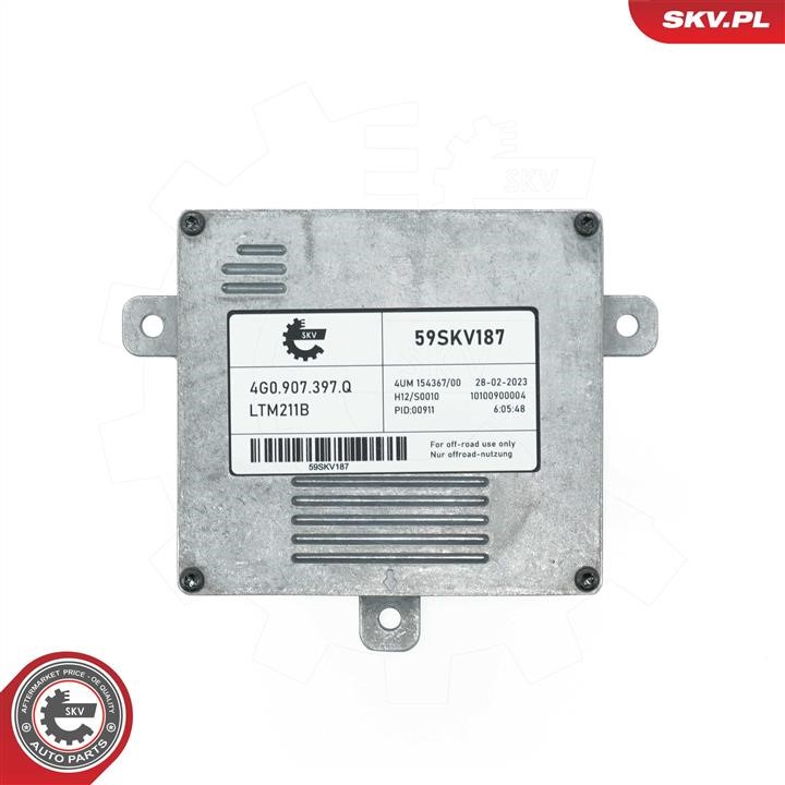 Control Unit, lights Esen SKV 59SKV187