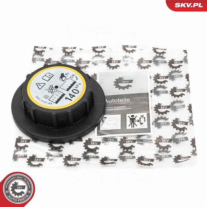 Coolant tank cap Jaguar: 61SKV038 Esen SKV Cap, coolant tank