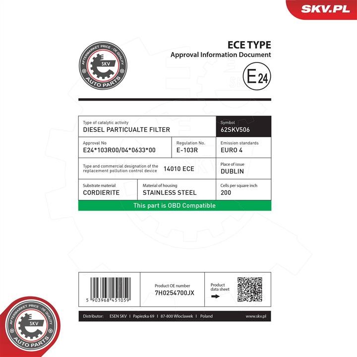 Buy Esen SKV 62SKV506 at a low price in United Arab Emirates!
