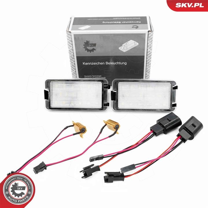 72SKV502 Esen SKV Licence Plate Lamp, towbar
